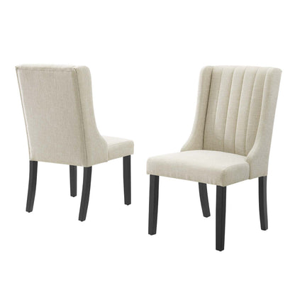 Renew Parsons Fabric Dining Side Chairs - Set of 2, Fabric, Beige, 19582
