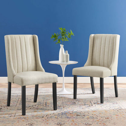 Renew Parsons Fabric Dining Side Chairs - Set of 2, Fabric, Beige, 19582