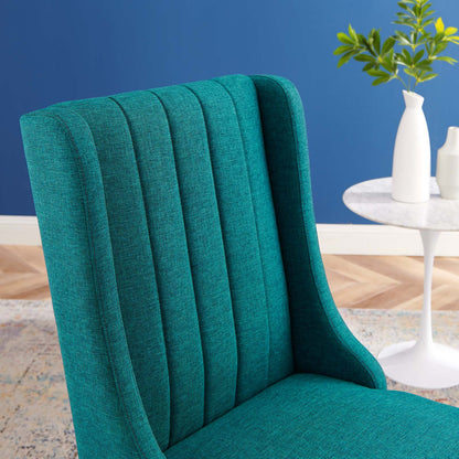 Renew Parsons Fabric Dining Side Chairs - Set of 2, Fabric, Teal Blue, 19585