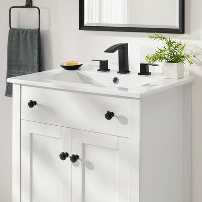 Nantucket 24" Bathroom Vanity, Wood, White, 19591