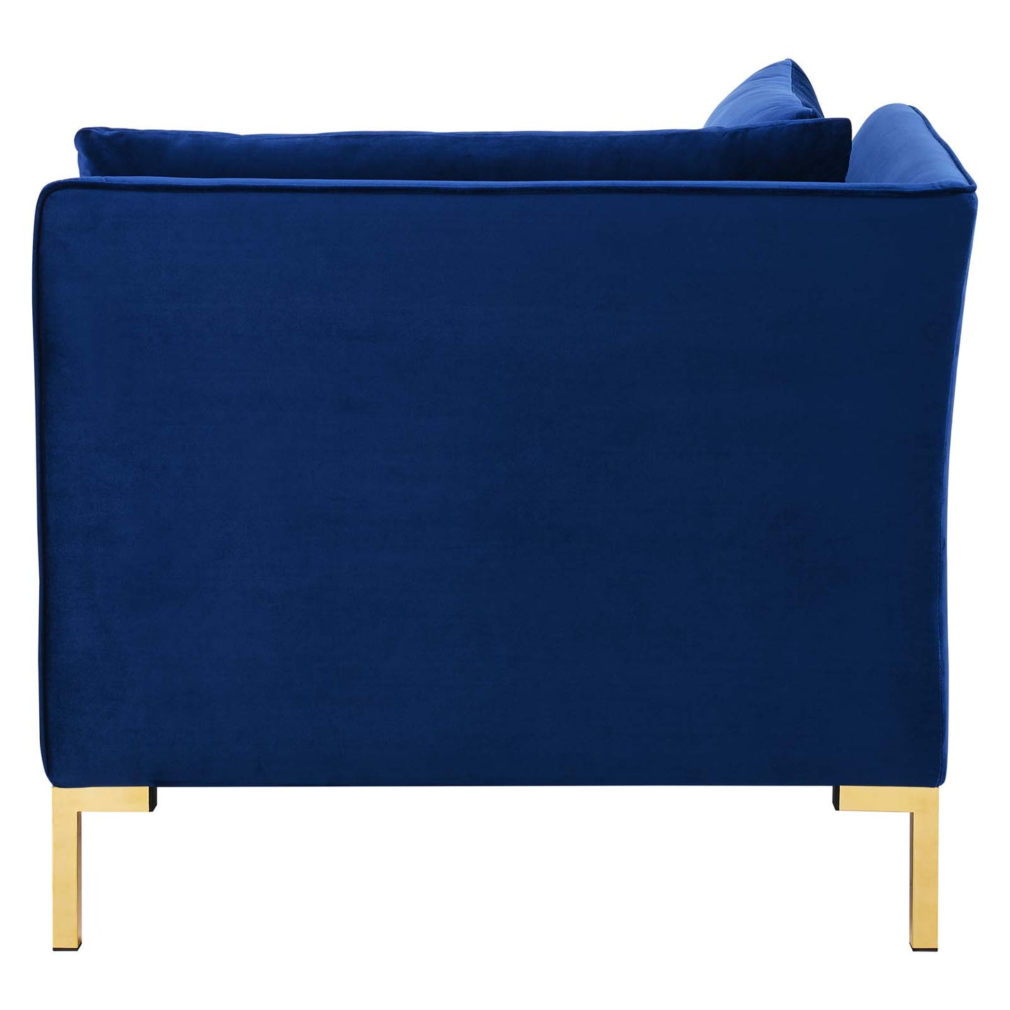 Ardent Performance Velvet Loveseat, Velvet, Blue Navy, 19609