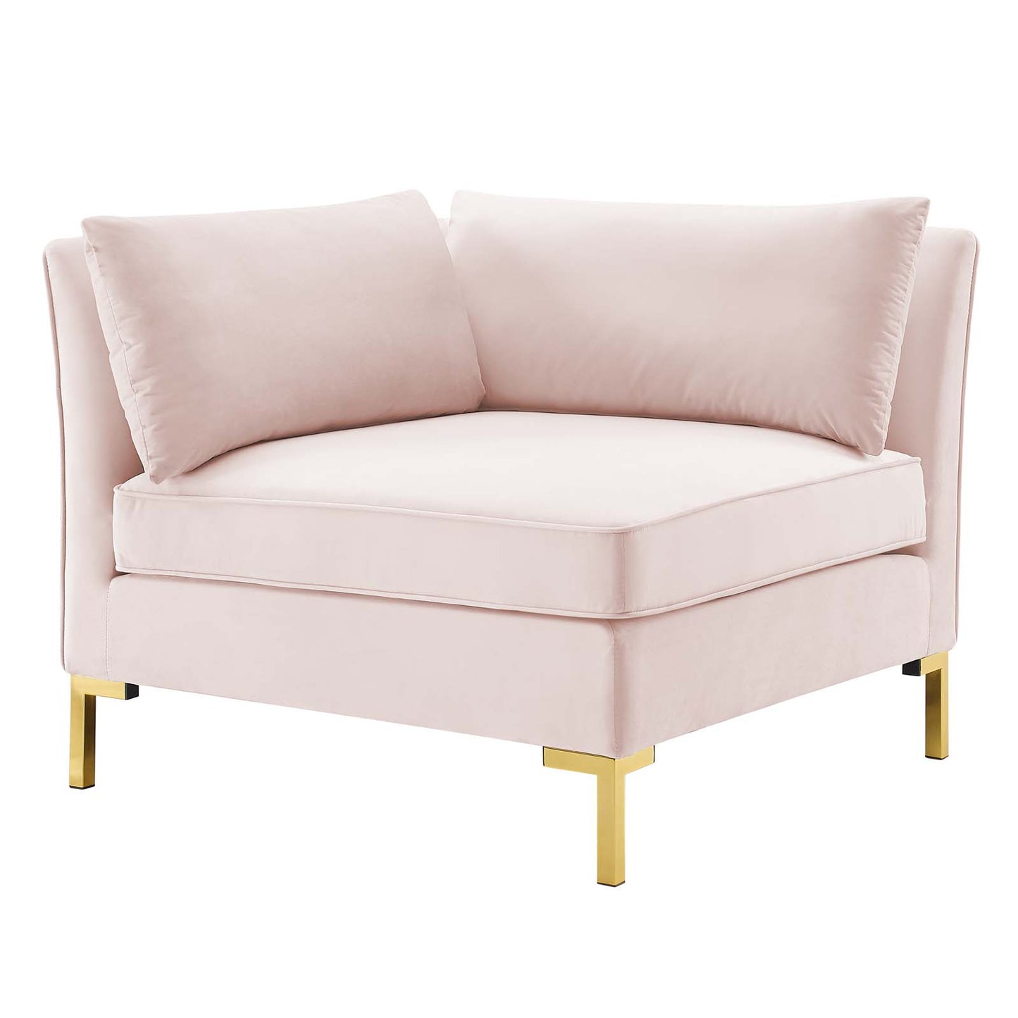 Ardent Performance Velvet Sofa, Velvet, Pink, 19613