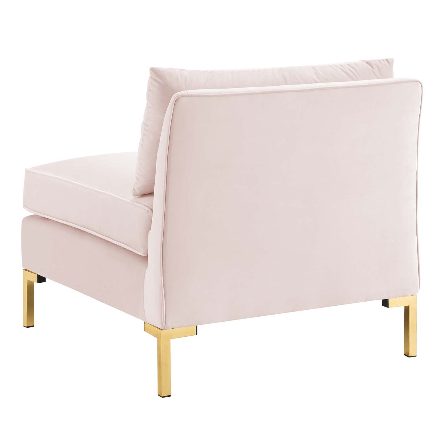 Ardent 6-Piece Performance Velvet Sectional Sofa, Velvet, Pink, 19634