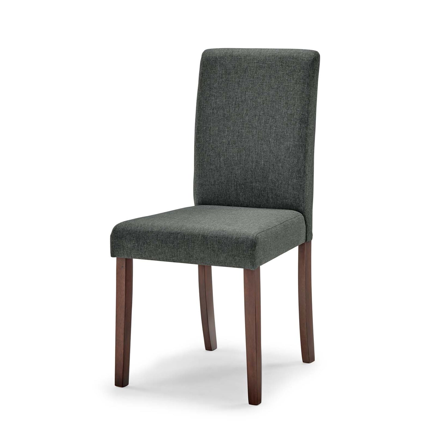 Prosper 5 Piece Upholstered Fabric Dining Set, Fabric, Drak Brown Grey Gray, 19674