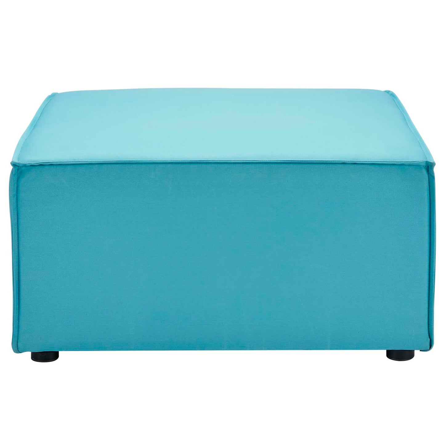 Saybrook Outdoor Patio Upholstered 4-Piece Sectional Sofa, Fabric, Blue, 19903