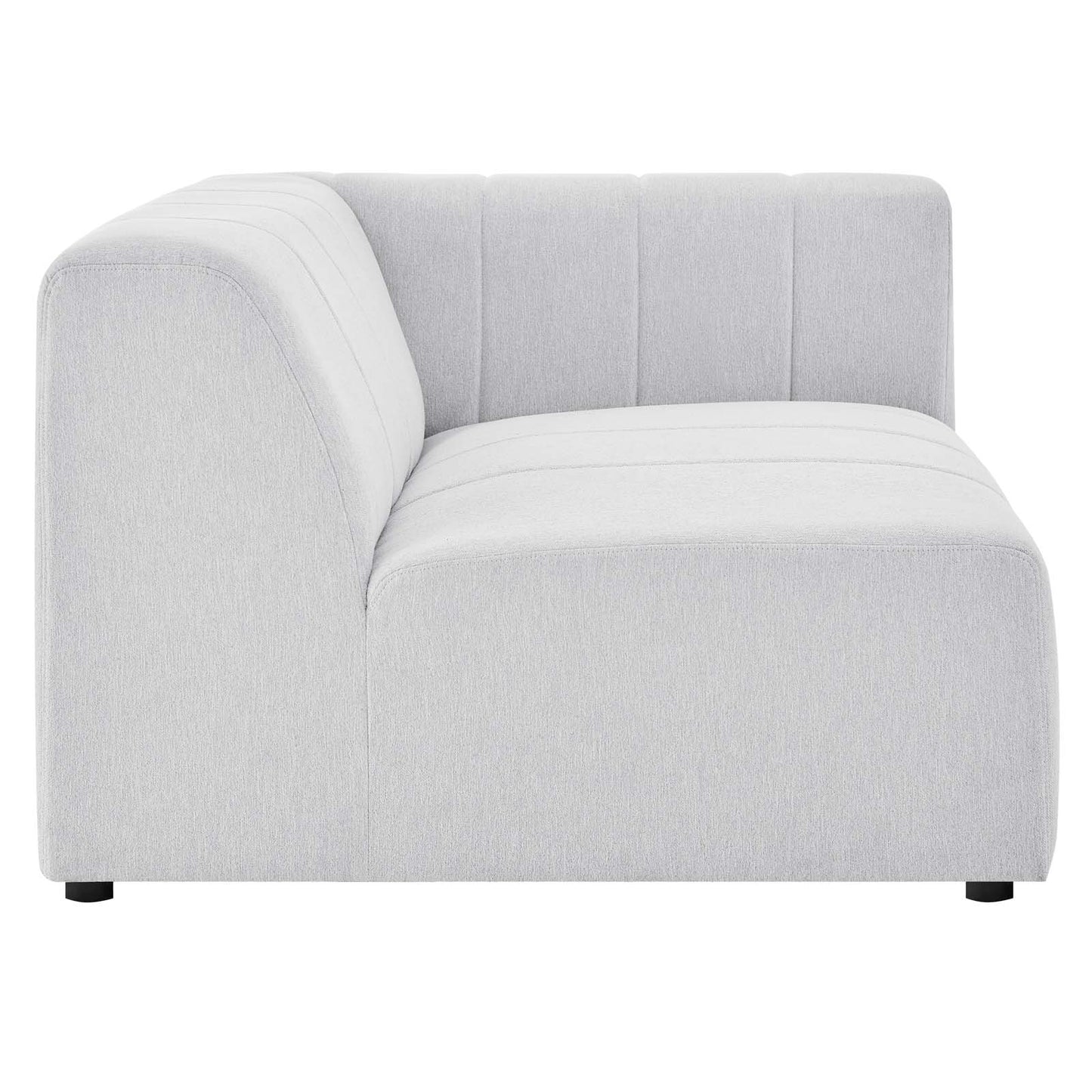 Bartlett Upholstered Fabric Right-Arm Chair, Fabric, Ivory White, 19952