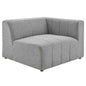 Bartlett Upholstered Fabric Right-Arm Chair, Fabric, Light Grey Gray, 19953