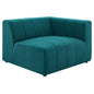 Bartlett Upholstered Fabric Right-Arm Chair, Fabric, Teal Blue, 19954