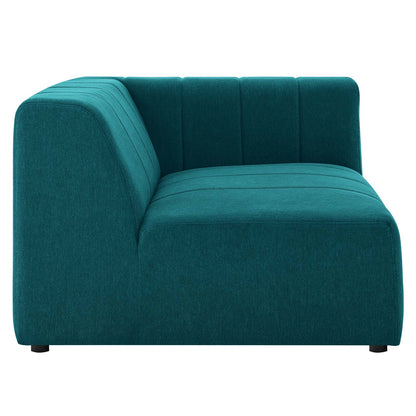 Bartlett Upholstered Fabric Right-Arm Chair, Fabric, Teal Blue, 19954