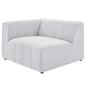 Bartlett Upholstered Fabric Left-Arm Chair, Fabric, Ivory White, 19956