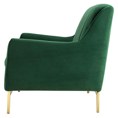 Winsome Channel Tufted Performance Velvet Loveseat, Velvet, Green, 19986