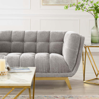 Bestow Crushed Performance Velvet Loveseat, Velvet, Light Grey Gray, 19995