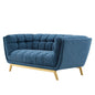 Bestow Crushed Performance Velvet Loveseat, Velvet, Blue Navy, 19996