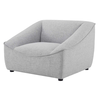 Comprise Armchair, Fabric, Light Grey Gray, 20017