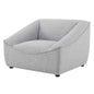 Comprise Armchair, Fabric, Light Grey Gray, 20017