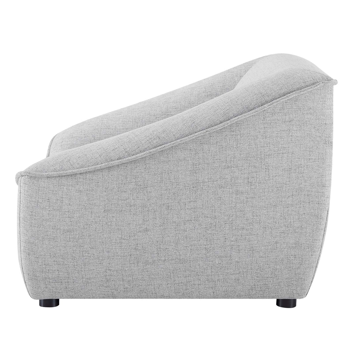 Comprise Armchair, Fabric, Light Grey Gray, 20017