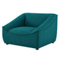 Comprise Armchair, Fabric, Teal Blue, 20018