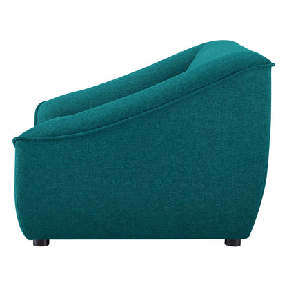 Comprise Armchair, Fabric, Teal Blue, 20018