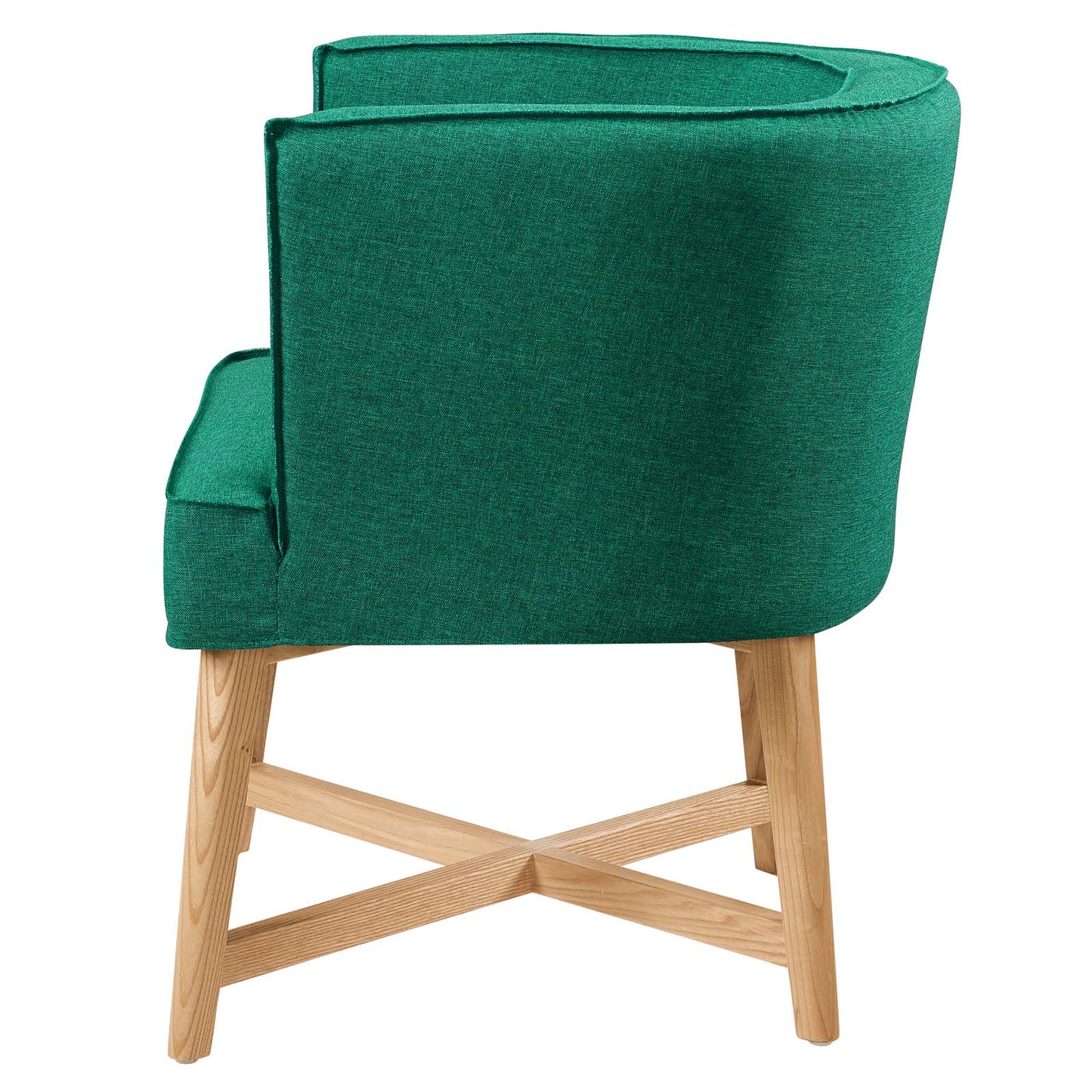 Anders Accent Chair Upholstered Fabric Set of 2, Fabric, Wood, Teal Blue, 20033