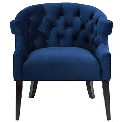 Precept Armchair Performance Velvet Set of 2, Velvet, Blue Navy, 20040