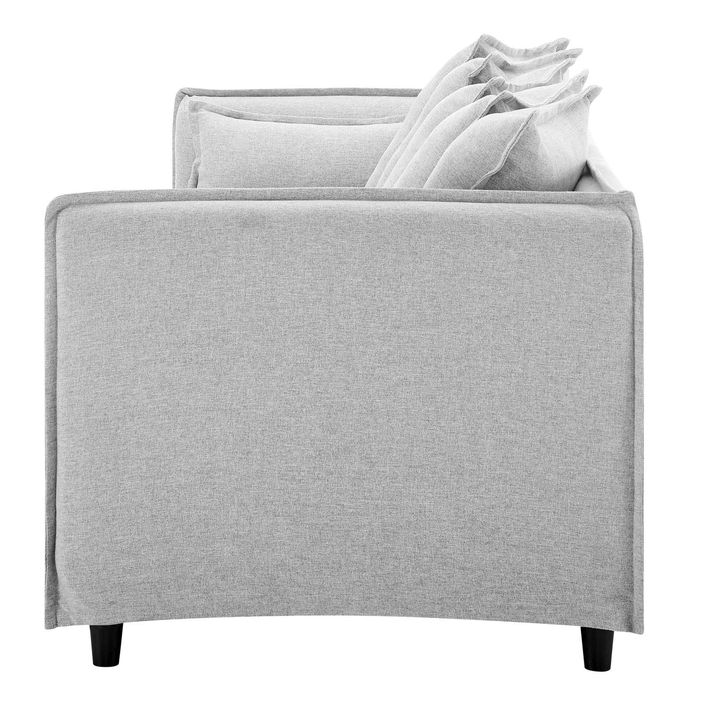 Avalon Slipcover Fabric Sofa, Fabric, Light Grey Gray, 20074