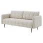 Cameron Tufted Fabric Sofa, Fabric, Beige, 20079