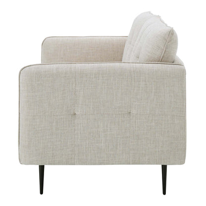 Cameron Tufted Fabric Sofa, Fabric, Beige, 20079