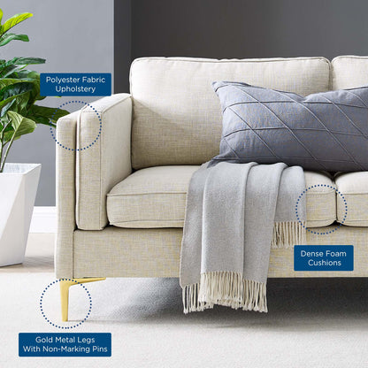 Kaiya Fabric Sofa, Fabric, Beige, 20090