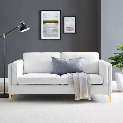 Kaiya Fabric Sofa, Fabric, White, 20092