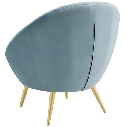 Circuit Accent Chair Performance Velvet Set of 2, Velvet, Metal Steel, Light Blue, 20099