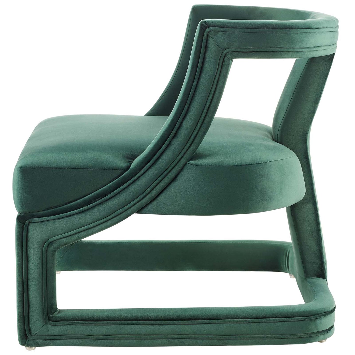 Requisite Armchair Performance Velvet Set of 2, Velvet, Green, 20101