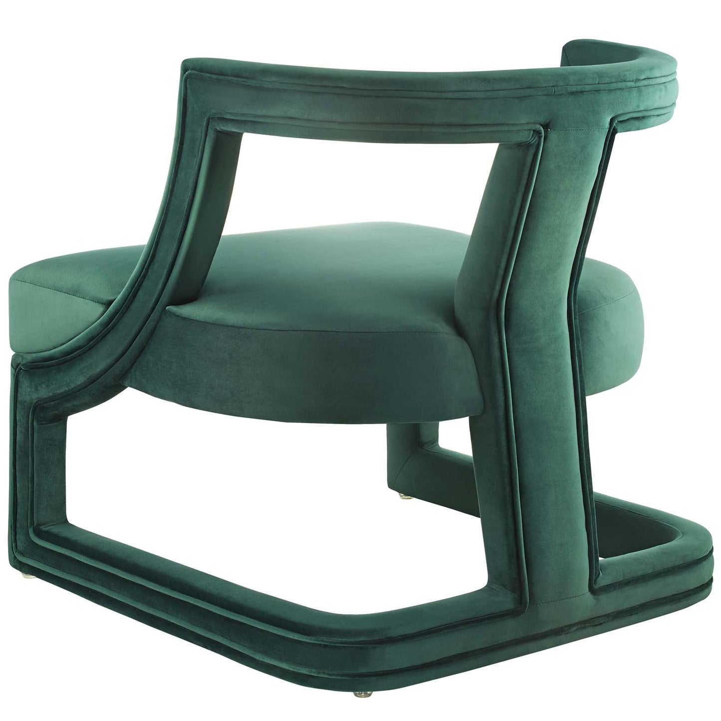 Requisite Armchair Performance Velvet Set of 2, Velvet, Green, 20101