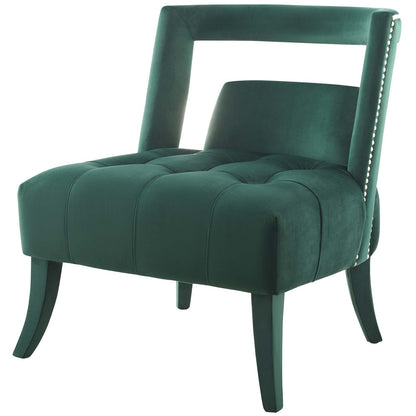 Honor Armchair Performance Velvet Set of 2, Velvet, Green, 20104