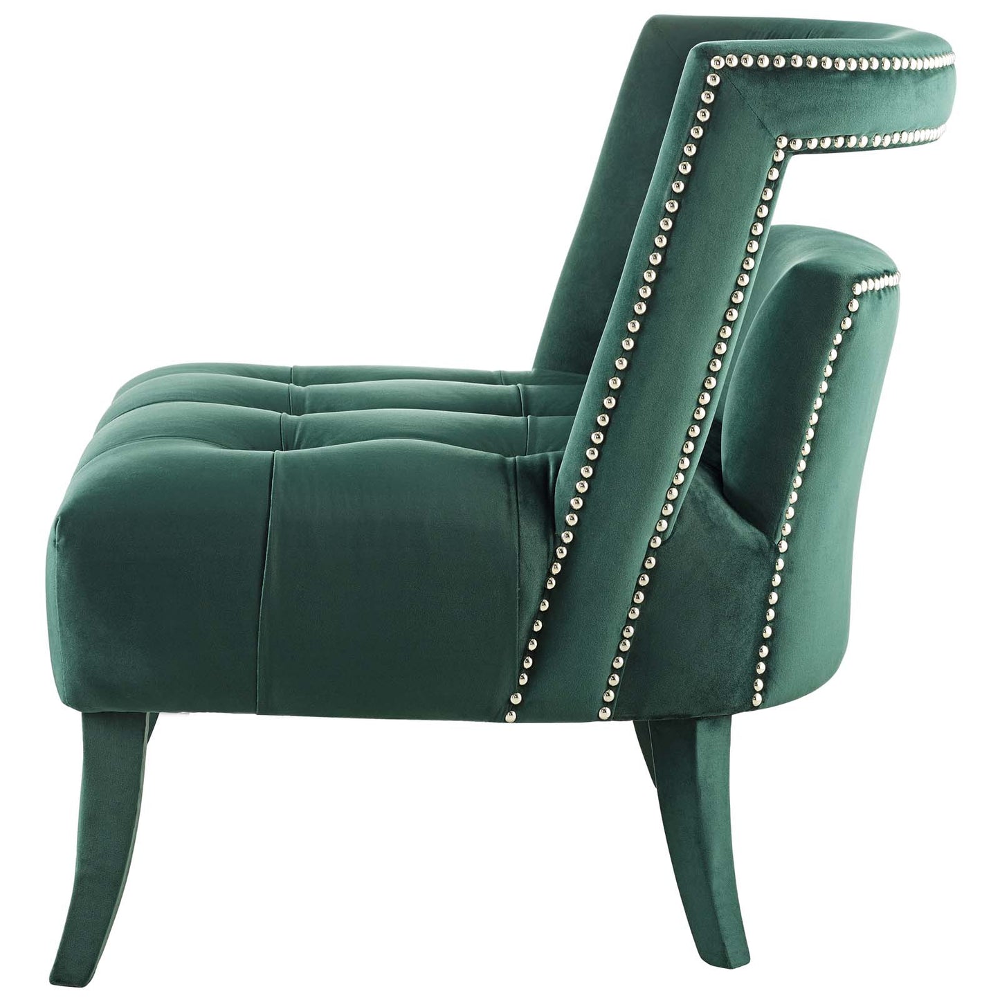 Honor Armchair Performance Velvet Set of 2, Velvet, Green, 20104