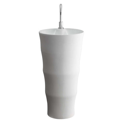 Grenada 16.5" Pedestal Bathroom Sink, Ceramic, White, 20120