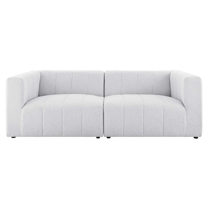 Bartlett Upholstered Fabric Upholstered Fabric 2-Piece Loveseat, Fabric, Ivory White, 20161