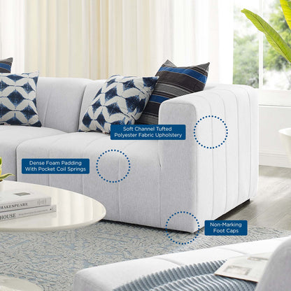 Bartlett Upholstered Fabric Upholstered Fabric 2-Piece Loveseat, Fabric, Ivory White, 20161