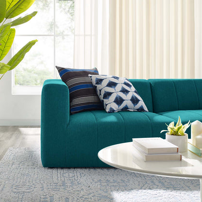 Bartlett Upholstered Fabric 2-Piece Loveseat, Fabric, Teal Blue, 20163
