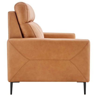 Huxley Leather Sofa, Leather, Tan, 23292