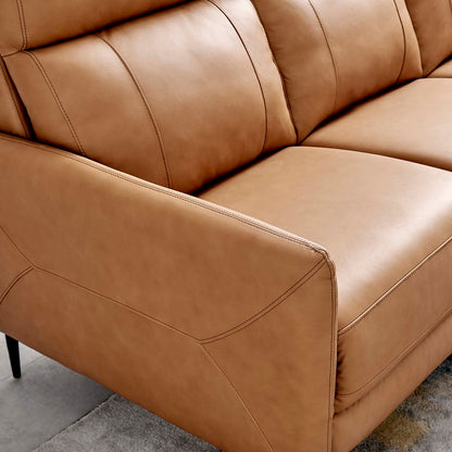 Huxley Leather Sofa, Leather, Tan, 23292