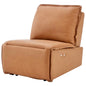 Supine Leather Recliner Chair, Leather, Tan, 20294