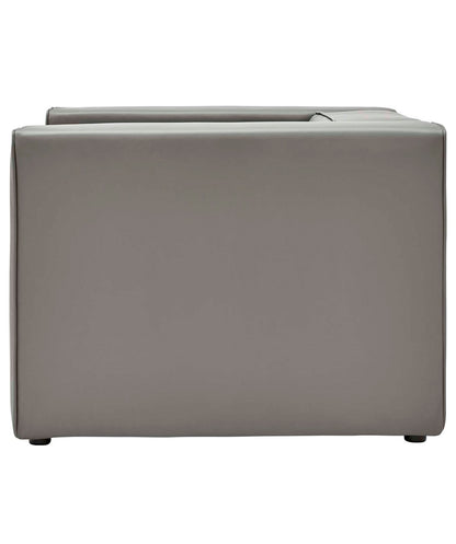 Mingle Vegan Leather Armchair, Faux Vegan Leather, Grey Gray, 20322