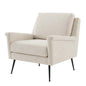 Chesapeake Fabric Armchair, Fabric, Black Beige, 20358