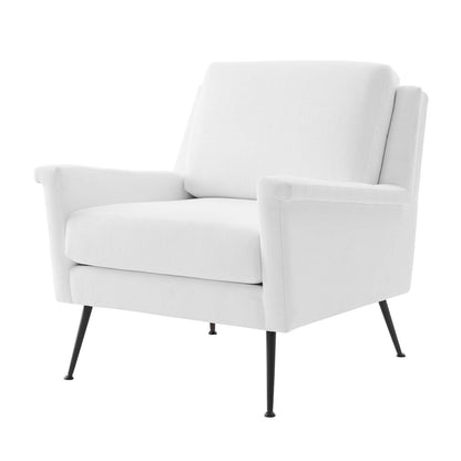 Chesapeake Fabric Armchair, Fabric, Black White, 20360
