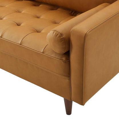 Valour Leather Sofa, Leather, Tan, 20362