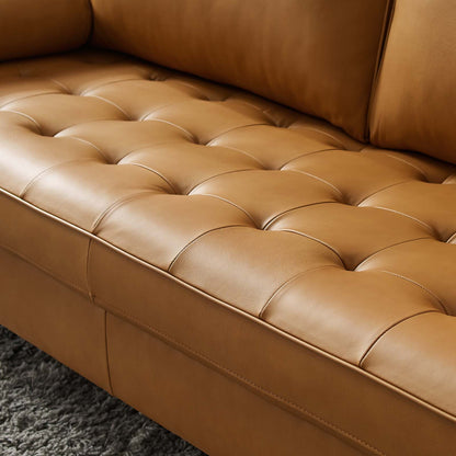 Valour Leather Sofa, Leather, Tan, 20362