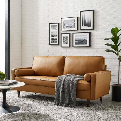 Valour Leather Sofa, Leather, Tan, 20362