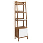 Bixby 21" Bookshelf, Wood, Brown Walnut White, 20412