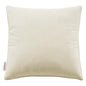 Enhance 18" Performance Velvet Throw Pillow, Velvet, Ivory White, 20449