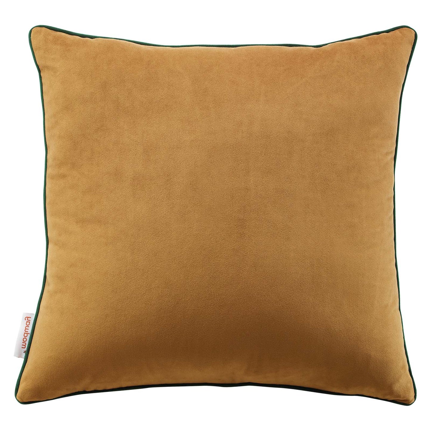 Accentuate 18" Performance Velvet Throw Pillow, Velvet, Brown Green, 20453